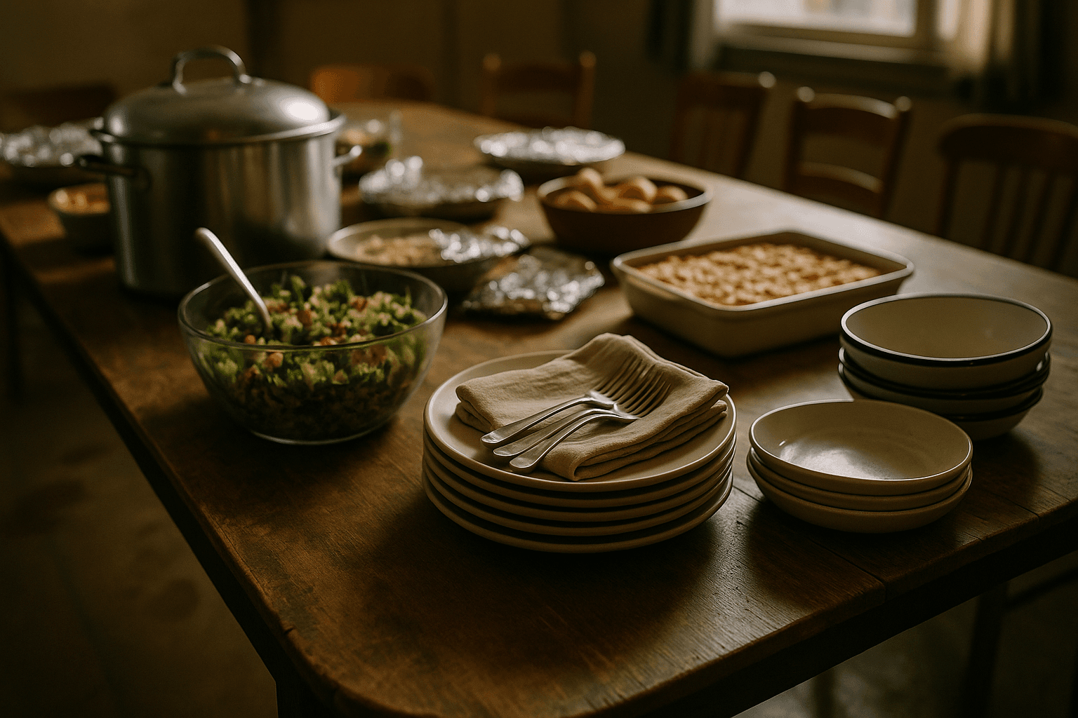 Potluck & community meals — Dining & Food Social