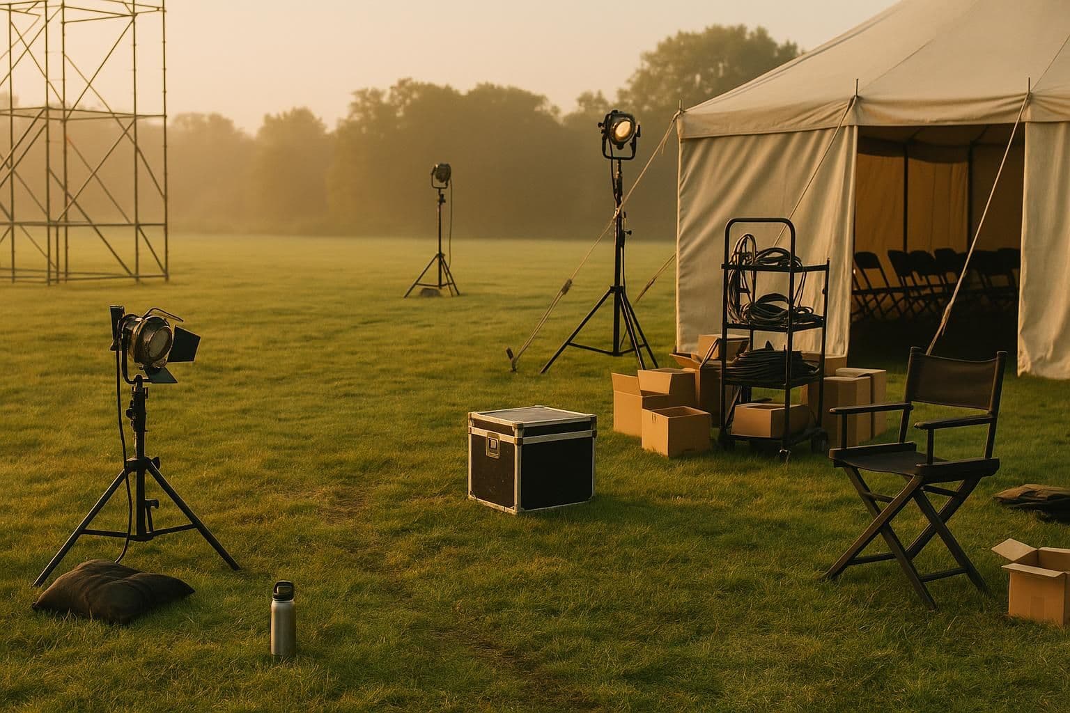 Behind the Scenes — The wide view scene