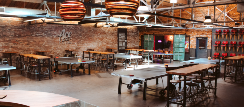 Ace Eat Serve: Ping Pong Happy Hour