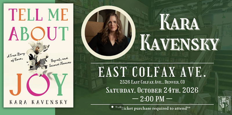 Tell Me About Joy: A True Story of Love, Regret, and Second Chances 10/24/26