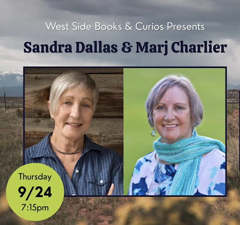 Sandra Dallas and Marj Charlier: A Dual Author Talk