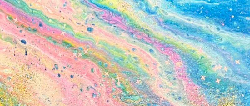 Zodiac Paint Pour Class | Grace Noel Art