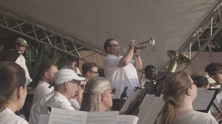 Denver Municipal Band's Brass Quintet in Platt Park